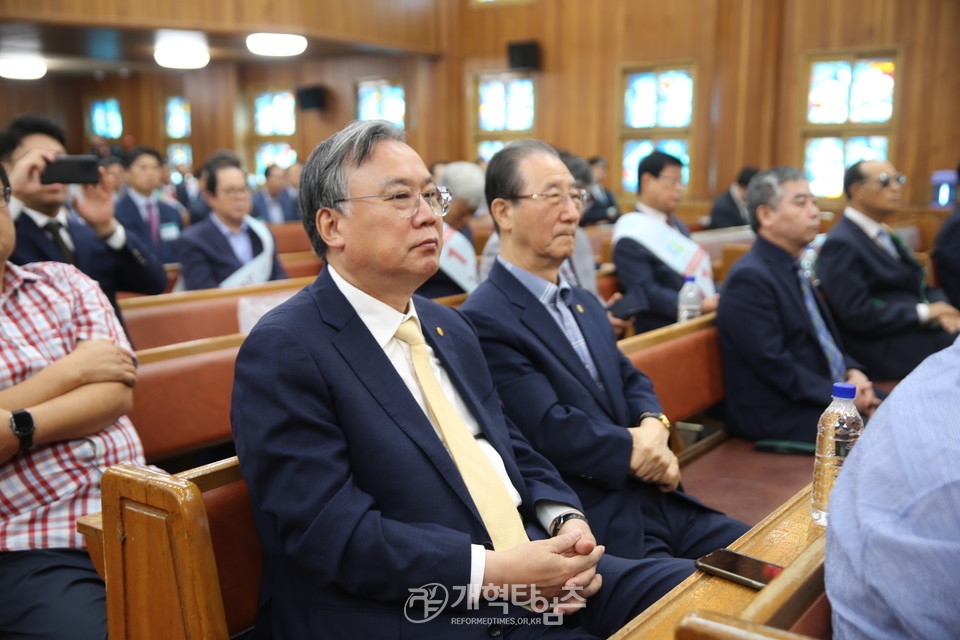 제108회 총회 총회 임원ㆍ총무 후보 정견발표회 모습