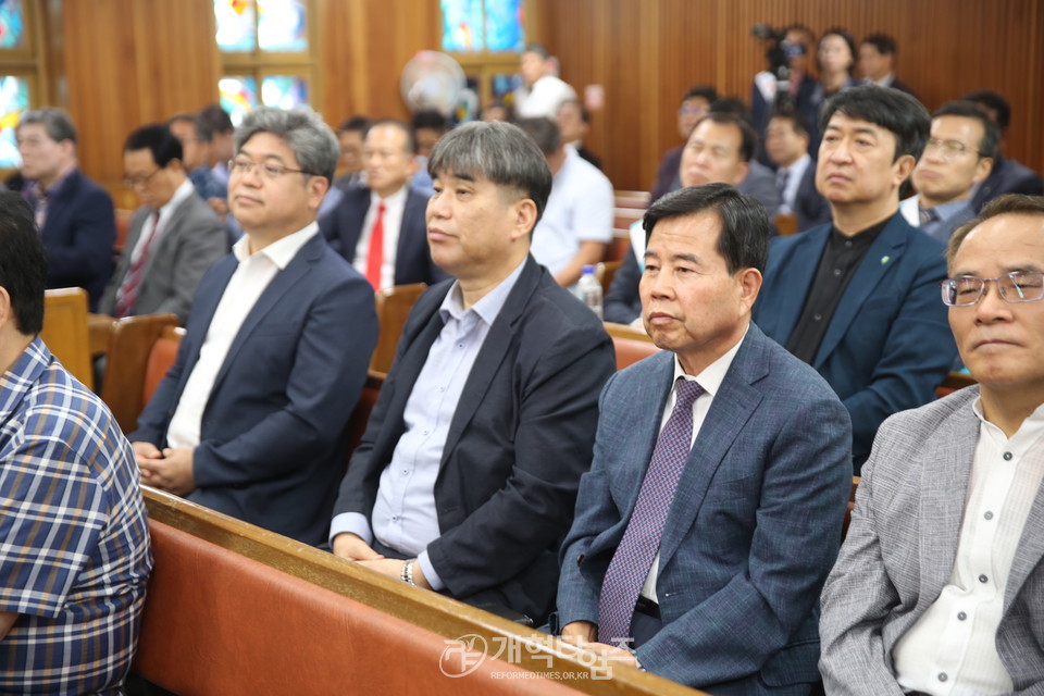 제108회 총회 총회 임원ㆍ총무 후보 정견발표회 모습