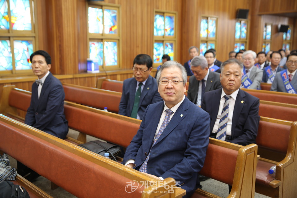 제108회 총회 총회 임원ㆍ총무 후보 정견발표회 모습