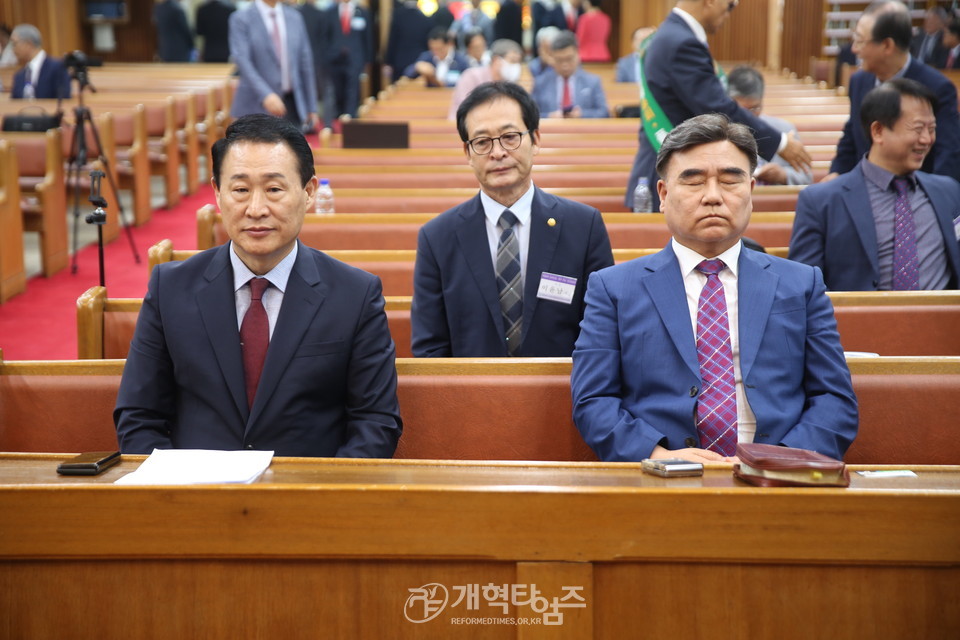 제108회 총회 총회 임원ㆍ총무 후보 정견발표회 모습