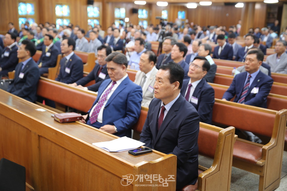 제108회 총회 총회 임원ㆍ총무 후보 정견발표회 모습
