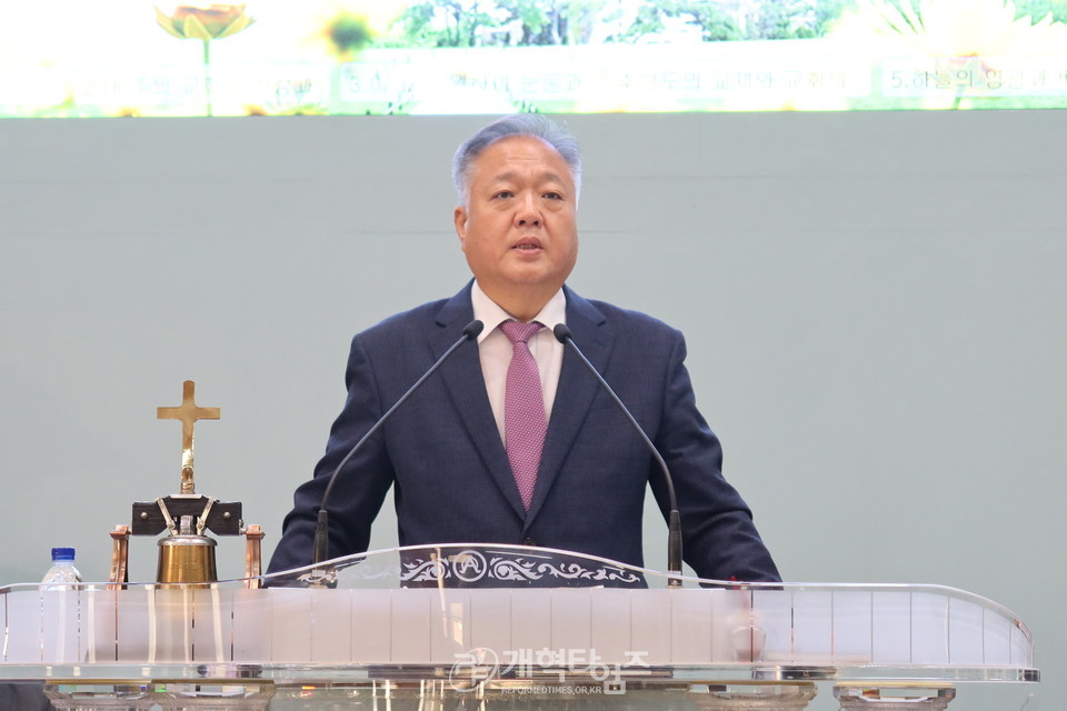 (가칭)광주전남노회 분립감사예배 모습