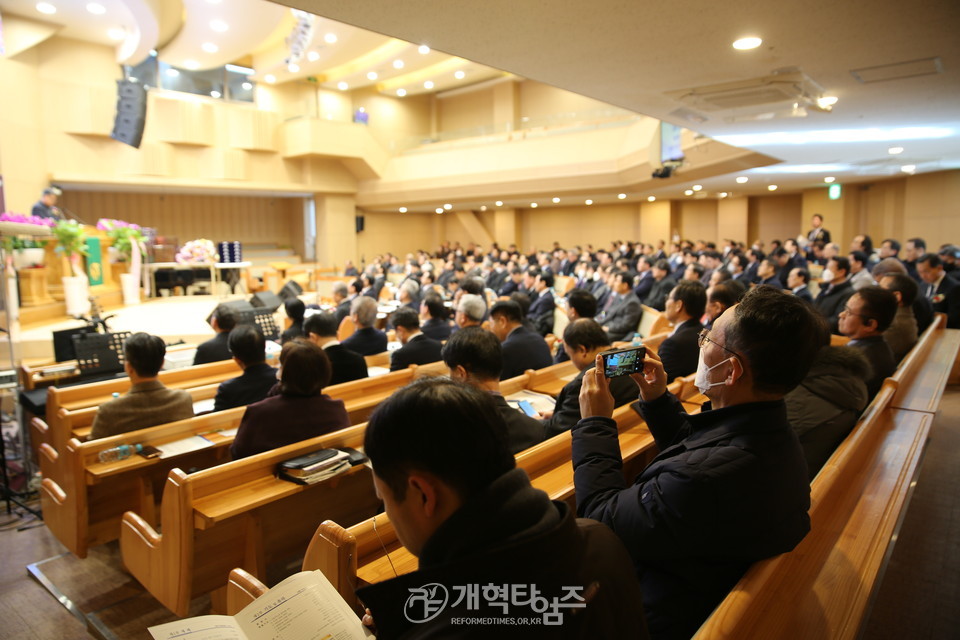서울지역노회협의회, 2024년 신년감사예배 및 당선자 축하식 모습