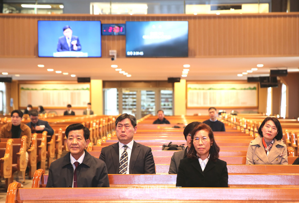 총회 군선교부, 2024년도 신임군목 파송예배 모습