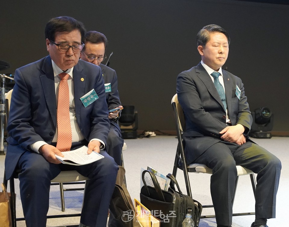 총회군선교회 & 총회군선교부, 「육군훈련소 훈련병 진중세례식」 모습