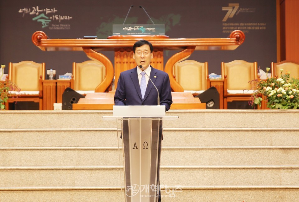 제109회 총회 선거 후보자 기호 추첨 모습