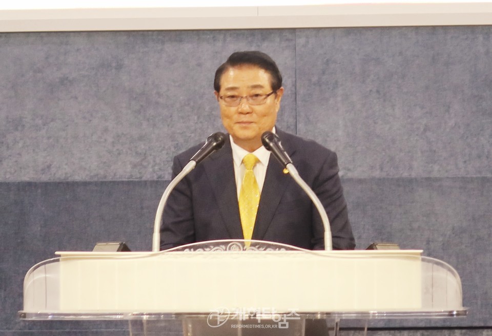 제109회 총회 임원 후보 정견발표회 및 공명선거 서약식 모습