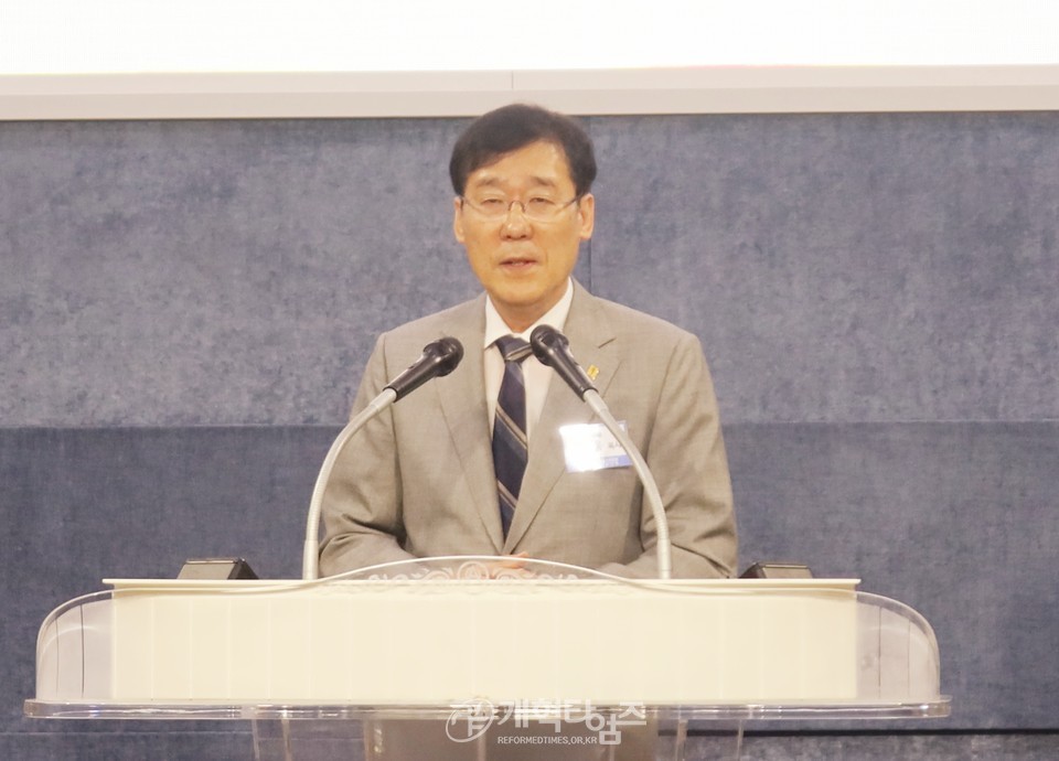 제109회 총회 임원 후보 정견발표회 및 공명선거 서약식 모습