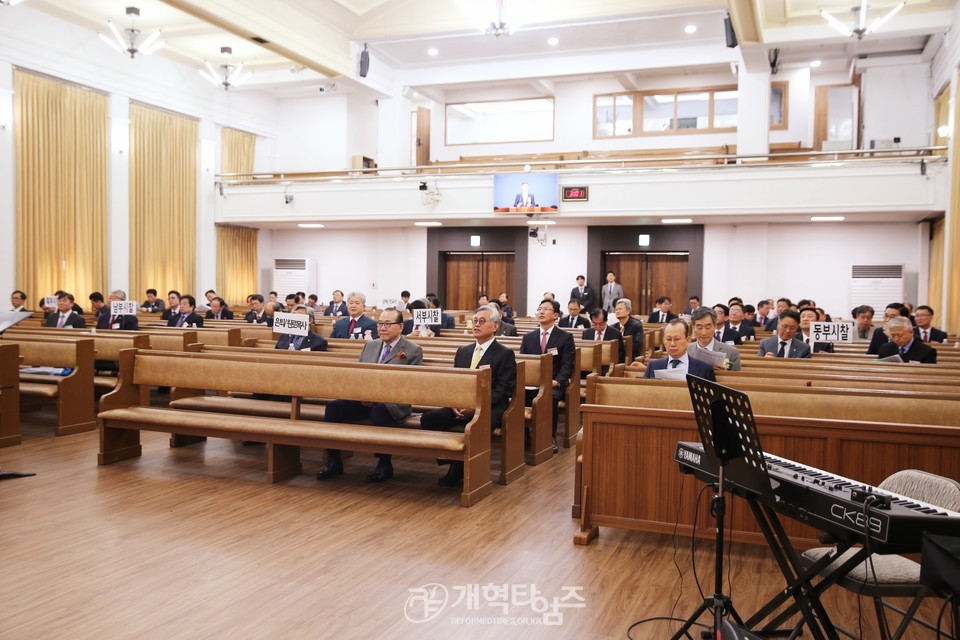평양노회 제196회 정기회 모습