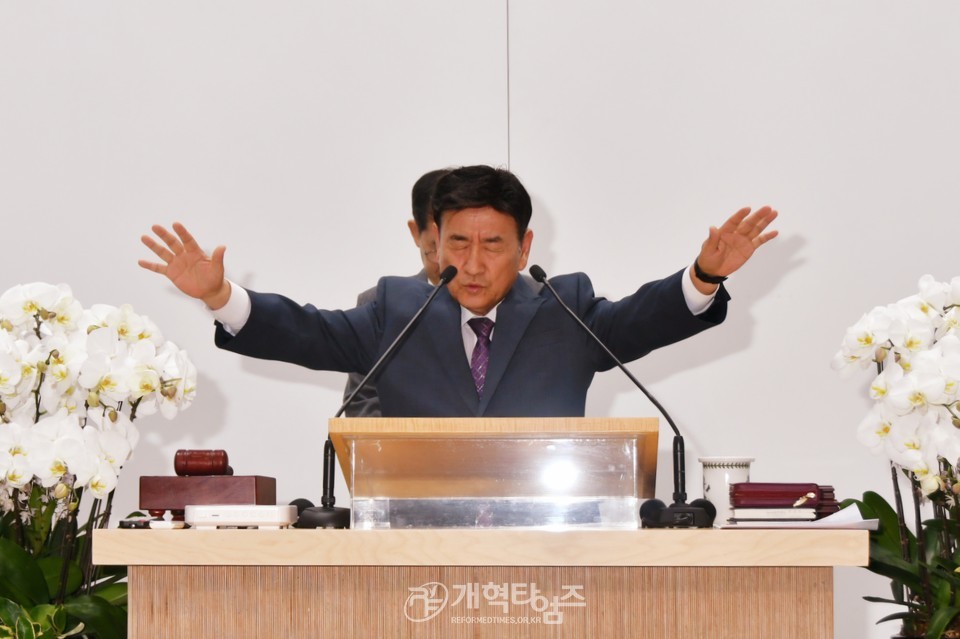 서울강남노회 제99회 정기회 모습